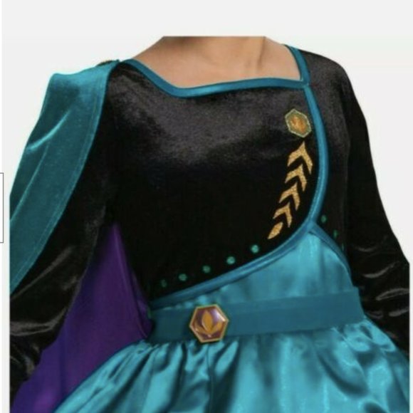 Disney Frozen II Queen Anna  Dress - Deluxe Child Costume (Size M 7-8) NEW - Picture 3 of 9